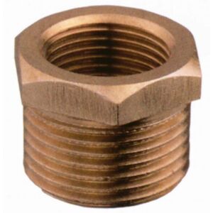 Guidi Nipless di riduzione maschio femmina 1/2x3/8 Ottone