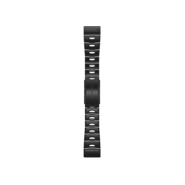 garmin cinturino in titanio per quatix 26 mm. nero