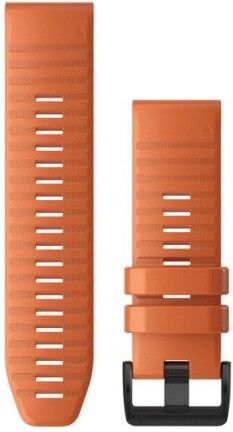 Garmin Cinturino in silicone per Quatix 26 mm. Arancione scuro