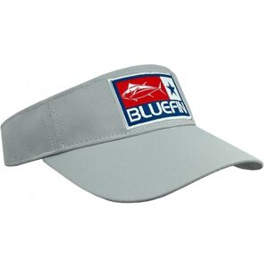 Bluefin USA Patch Visor visiera da pesca Silver Unica