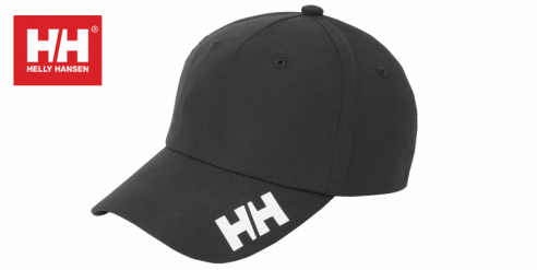 Helly Hansen Cappello da barca nero Crew con visiera