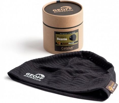 Geoff Anderson Cappello Beanie da pesca TechMerino Dri-Release Nero Unica