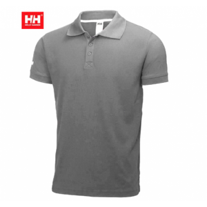 Helly Hansen Polo Crewline grigia manica corta in tactel S