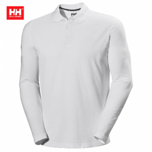 Helly Hansen Polo Crewline bianca manica lunga in tactel M