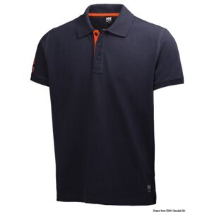 Helly Hansen Polo Oxfort blu manica corta in cotone 3XL