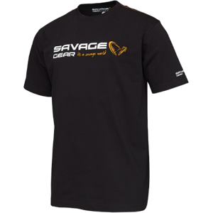 Savage Gear Maglia Signature Logo T-Shirts BLACK INK L