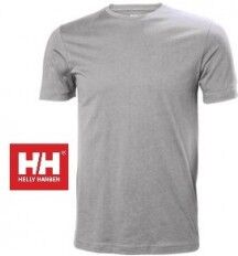 Helly Hansen T-Shirt Crew in cotone grigia L