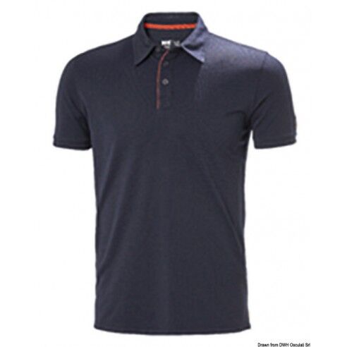 Helly Hansen Polo Kensington blu manica corta in tactel M