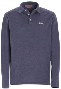 Slam Polo Heba Ls dark navy XL