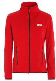 Slam Felpa da donna Act Grid Fleece chilli XS