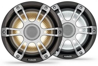 Fusion Altoparlanti marini Full-Range serie 3i Sport CRGBW da 280 W grigi