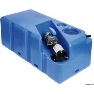 Osculati Serbatoio rigido 60 Lt. con maceratore 12 V per acque nere in plastica blu