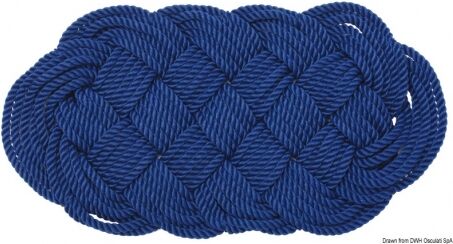 Osculati Zerbino Zerbino nylon 60 x 32 cm blu