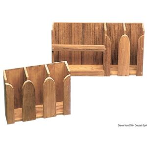 ARC Marine Portapiatti e tazze (impilabili) ARC Porta piatti teak 490x106x228 mm