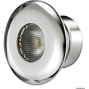 Osculati Plafoniera LED da incasso frontale in acciaio Micro plafoniera led 1X1 W rossa