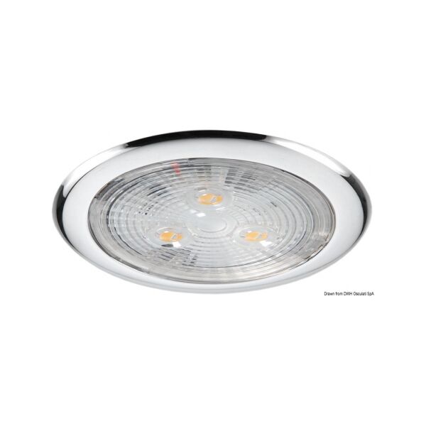 osculati plafoniera led senza incasso plafoniera 6 led luce bianca