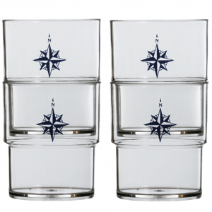marine business northwind bicchieri bicchieri impilabili ø cm 7 x 9h set 12 pezzi