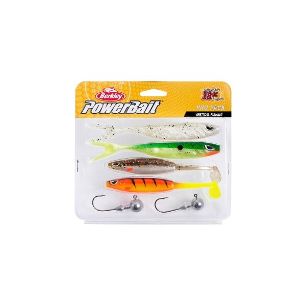 berkley powerbait pro pack vertical kit artificiali 6 pezzi mix