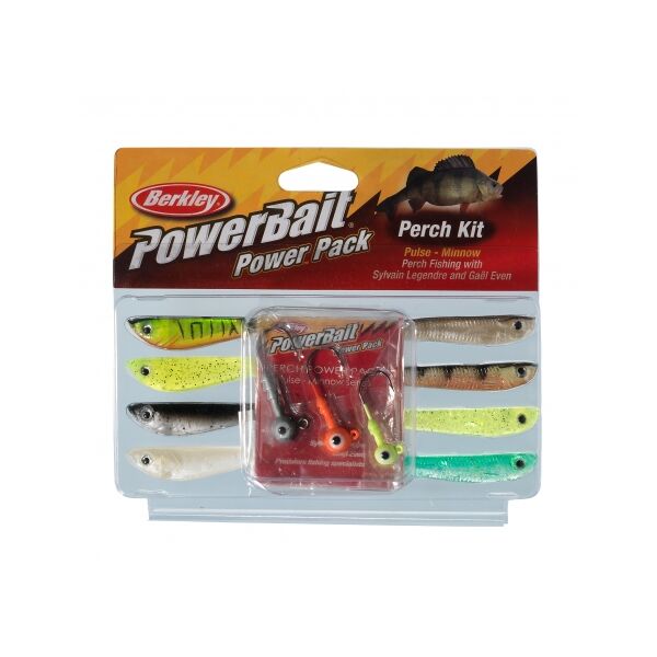 berkley powerbait pro pack perch minnow kit artificiali 8 pezzi mix