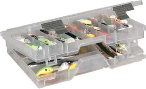 plano guide series two-tiered stowaway 3700 valigetta per attrezzatura da pesca