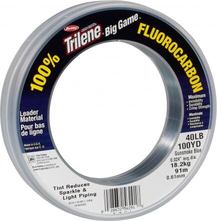 Berkley Trilene Big Game 0.46MM Fluorocarbon Leaders 91M