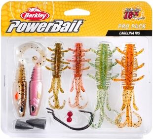 Berkley PowerBait Pro Pack C-rig kit artificiali 10 pezzi Mix