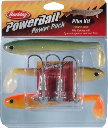 Berkley PowerBait Pro Pack Hollow Belly kit artificiali 3 pezzi Mix