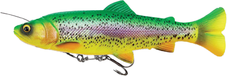 Savage Gear 4D Line Thru Pulse Tail Trout 20 cm. 102 gr. artificiale da spinning FIRETROUT_4D_LINETHRU_PULSE_TAIL_TROUT