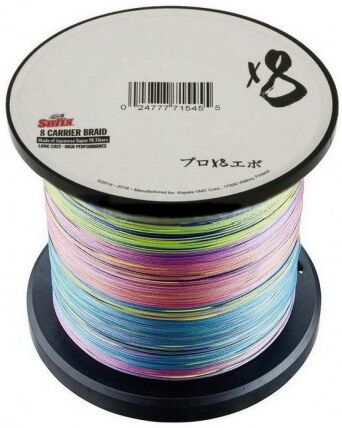 Sufix X8 0.33 MM. trecciato da 1000M multicolore