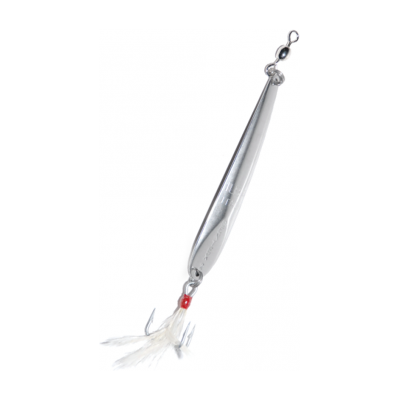 Ilba Dentex con piuma N.3 cucchiaino da pesca Silver_Dentex Ilba Dentex con piuma N.3 cucchiaino da pesca Silver_Dentex