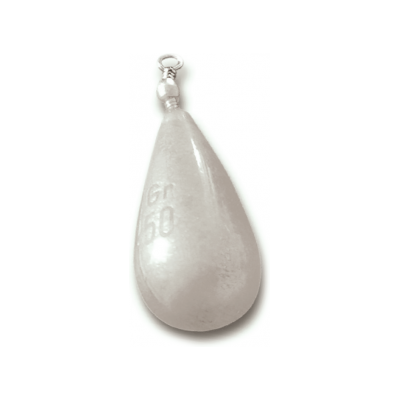 Trend Sinker Piombo Pera bianco con girella da bolentino 25 gr. Trend Sinker Piombo Pera bianco con girella da bolentino 25 gr.