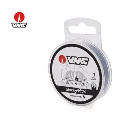 VMC Cavetto in acciaio 26 LBs Blackflex C718 bobina da 10 mt. per terminali da pesca VMC Cavetto in acciaio 26 LBs Blackflex C718 bobina da 10 mt. per terminali da pesca
