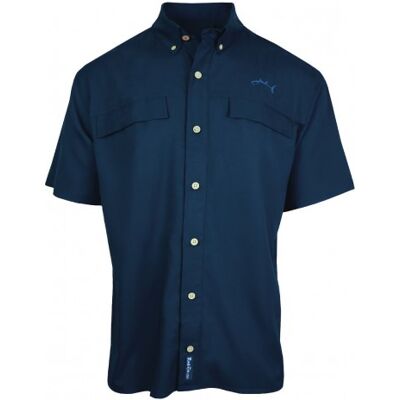 Bluefin USA Sport Shirts camicia da pesca UPF 40+ L Navy Bluefin USA Sport Shirts camicia da pesca UPF 40+ L Navy