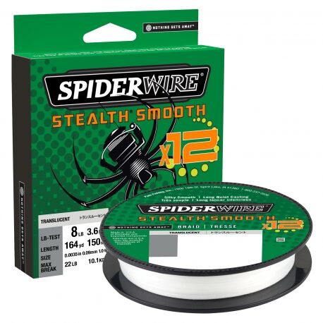 SpiderWire Stealth Smooth 12 Braid 0.39MM trecciato 2000M TRNS