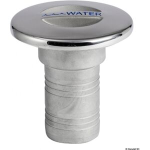 Osculati Tappo imbarco in Acciaio Inox AISI 316 microfuso e lucidato a specchio, finiture curatissime Tappo inox a filo Water 38 mm