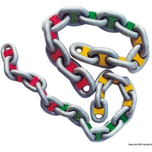 Osculati Segna catena Chain Rainbow Segna catena 6 mm giallo