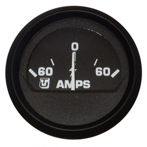 Uflex Amperometro Ø 53 mm. Faria 0-60 A Cromato