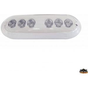 Aqua Line Luci subacquea ovale a 6 led Bianco