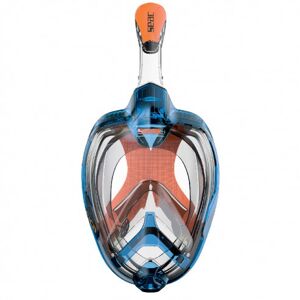 Seac Sub Maschera subacquea Magica total face L/XL Seac Blu/Arancione