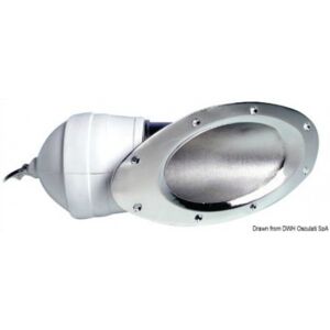 Osculati Coppia fari da murata ad incasso con bulbo stagno Sealed Beam da 4