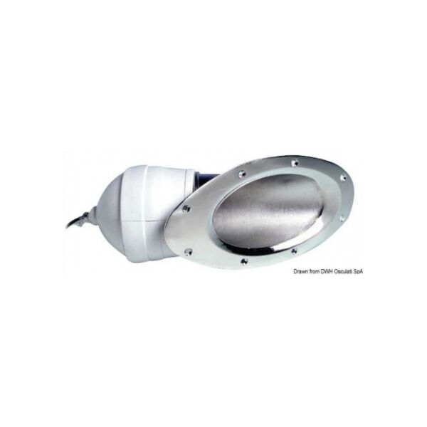 osculati coppia fari da murata ad incasso con bulbo stagno sealed beam da 4 m1