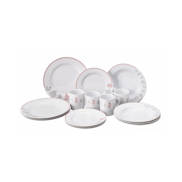 plastimo set di stoviglie coral reef