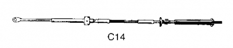 Ultraflex Cavo telecomando C14 19' Ft. 5.8 m.