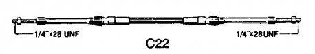 Ultraflex Cavo telecomando C22 28' Ft. 8.54 m.