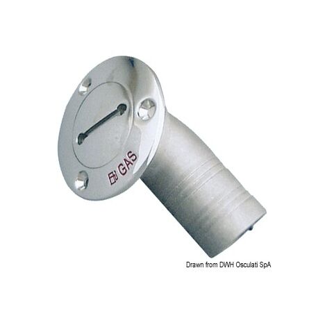 Osculati Tappo imbarco a filo Tappo inox 30° Fuel 50 mm