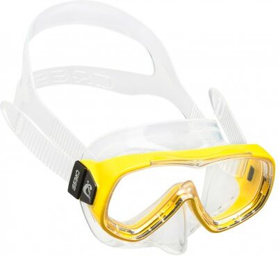 Cressi Maschera subacquea Piumetta Kid monovetro Giallo