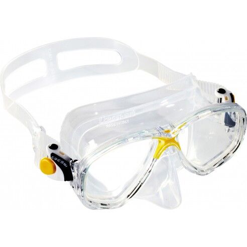 Cressi Maschera subacquea Marea Kid bivetro Giallo