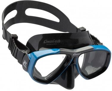 Cressi Maschera subacquea Focus bivetro Blu