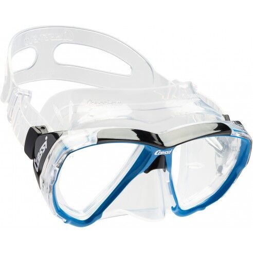 Cressi Maschera subacquea Big Eyes trasparente bivetro Azzurro