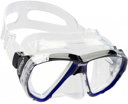 Cressi Maschera subacquea Big Eyes trasparente bivetro Blu